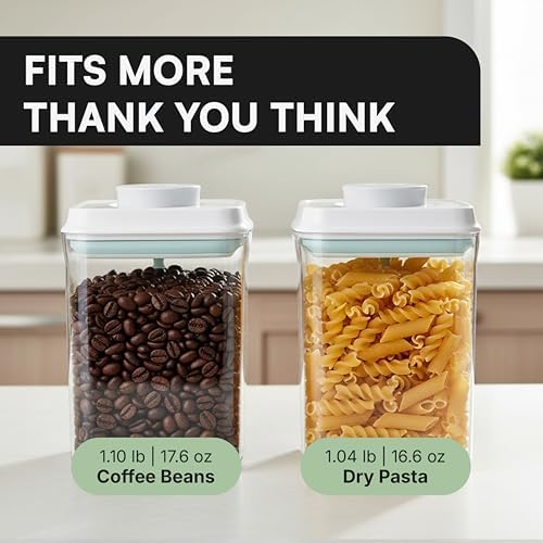 Bop Top Airtight Food Storage Containers | Pop-Top Lid | 6 Cups / 50 Oz