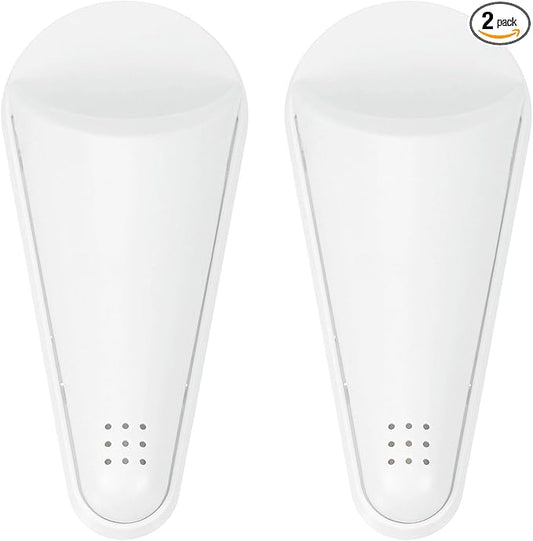 uxcell 2Pcs Magnetic Scissor Holder, Kitchen Scissors Holder with Magnetic Adsorption Drainage Holes Detachable Shears for Kitchen Refrigerator Organization, White