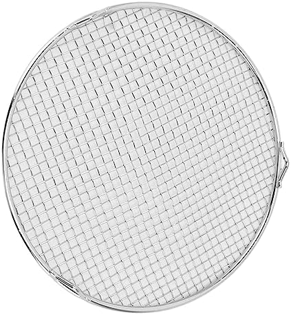 Rengue Stainless Steel Cooling Rack, 304 Grade Oven Safe 575F Dishwasher Safe for Baking Roasting Grilling Large Round 18CM (Large Round 18CM)
