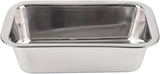 Lindy's Stainless Steel Loaf Pan for Baking Bread, Meatloaf, Cakes, Brownies, Casseroles, and More, Nontoxic & Dishwasher Safe