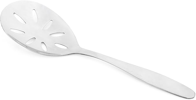 Fox Run Stainless Steel Serving Utensils, Slotted Serving Spoon, 8.75"