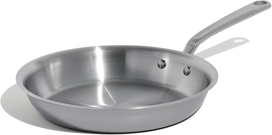 Made In Cookware | 10-Inch Stainless Steel Frying Pan | 5 Ply Stainless Clad | Professional Cookware | Crafted in USA | Induction Compatible