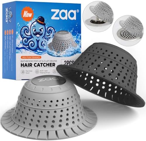 zaa Bathtub Drain Strainer Silicone Bathroom Stopper Fixture Accessories