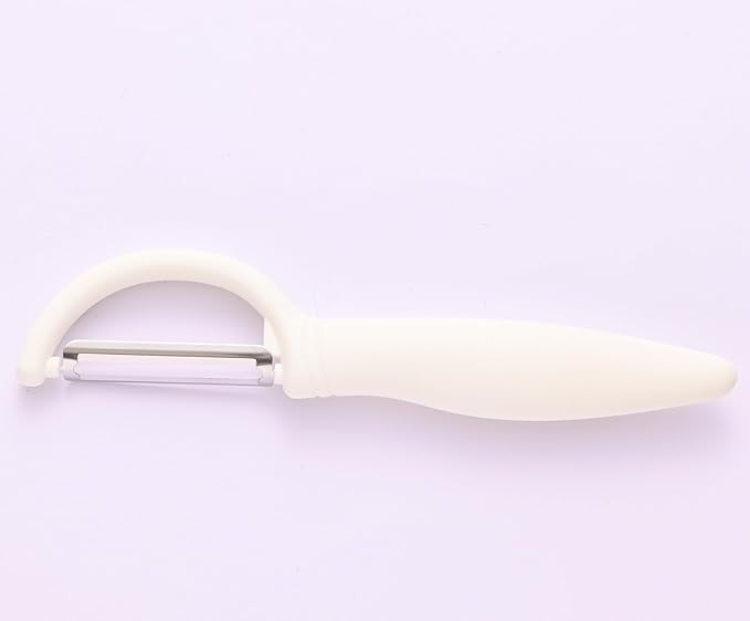 3PCS White Kitchen Scissors and Peeler Set, Magnetic Shears with Fruit Peelers for Food, Heavy Duty Scissors with Magnet Sheath Set for Fridge, Apple Peel Scraper with Magnetic Holder Kitchen Shears