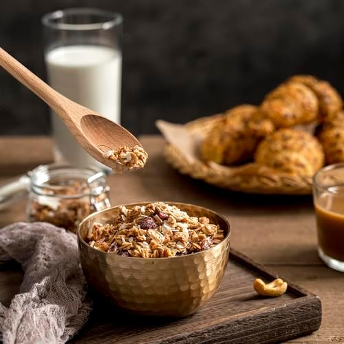 Wooden Measuring Spoons Set of 6, 10 inch, Long Handle