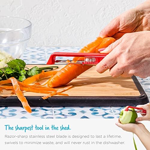 Dreamfarm Sharple Self-Sharpening Vegetable Peeler - Green