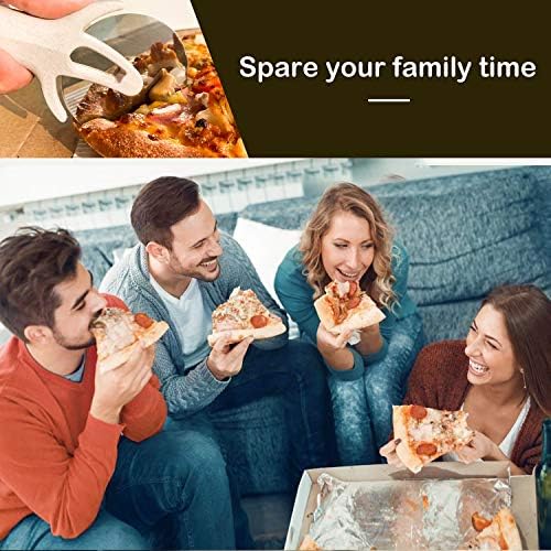 Pizza Cutter Wheel with Cover,Pizza Slicer-Healthy Stainless Steel Material