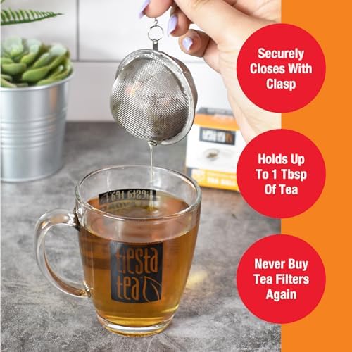 Tiesta Tea Small Stainless Steel Infuser Ball for Loose Leaf