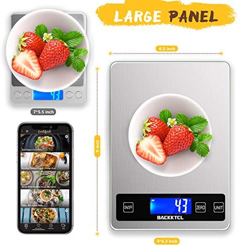 Cooking Master' 22lb Digital Kitchen Food Scale