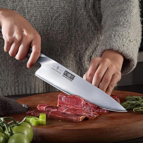 HOSHANHO 12PCS Knife Set with Block, Ultra Sharp Japanese Kitchen Knife Set