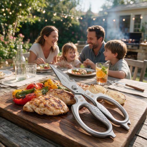 Kitchen Scissors for Food Meat Vegetables Cutting Sharp All Purpose