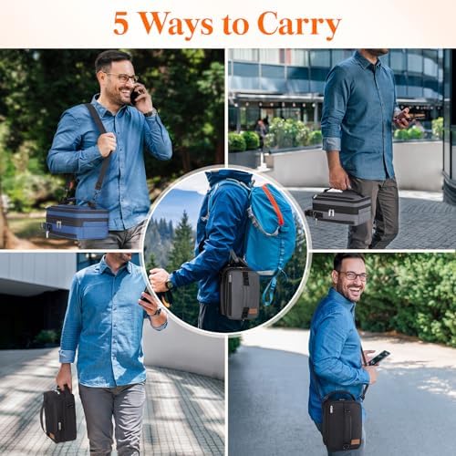 Lifewit Expandable Lunch Box for Men, Insulated Lunch Bag