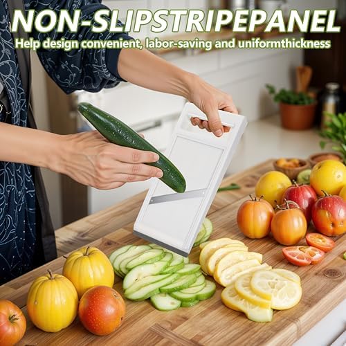 Hand Held Mandoline Slicer,Cucumber Clicer Thin for Vegetables