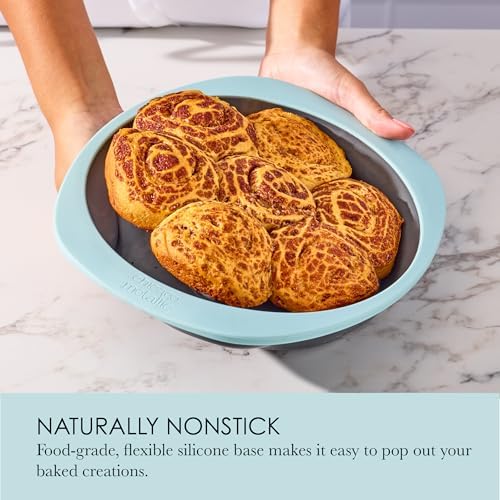 Chicago Metallic 8 Inch Silicone Round Cake Pan