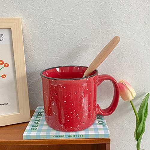 Lyellfe Set of 6 Ceramic Coffee Mugs with Handle