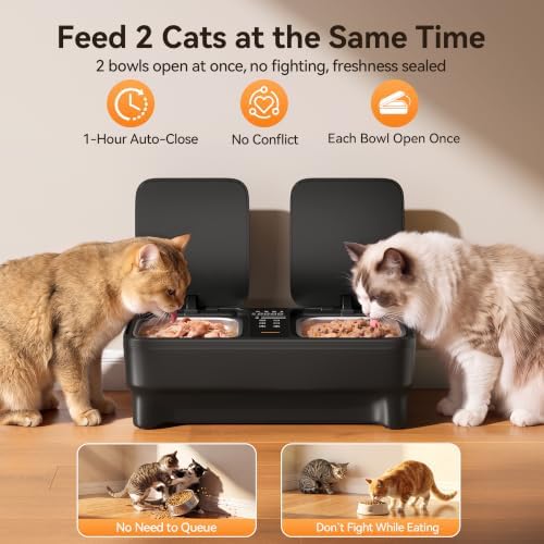 Meowant Automatic Wet Food Cat Feeder, Semiconductor Cooling & Pre-Heating