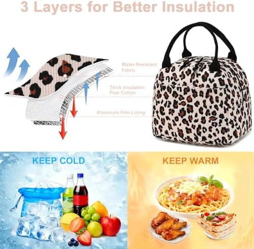 Bluboon Lunch Bag for Women Men Cute Corduroy Lunch Tote Bags Reusable Insulated Lunch Box Large Capacity Reusable Insulated Cooler for Work Picnic or Travel