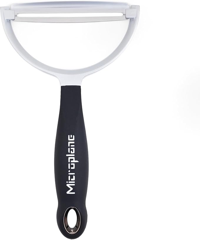 Microplane XL Professional Y-Peeler – Extra Wide Stainless Steel Blade Ideal for Potatoes Squash Pumpkin Zucchini and more, Soft-Touch Handle, Dishwasher Safe, Multi-Use Peeler for Vegetables, Fruits