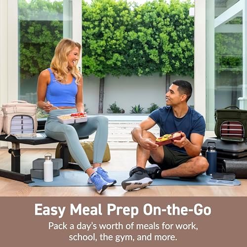 Bentgo Prep Deluxe Insulated Meal Prep Lunch Bag for Adults, Holds 5 Meals