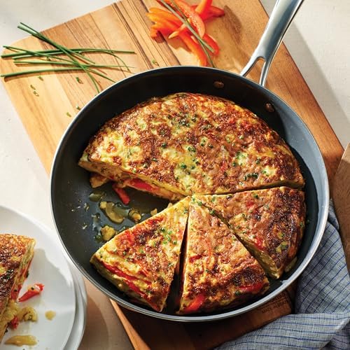 Tramontina Signature 10-Inch Tri-Ply Clad Stainless Steel Frying Pan with