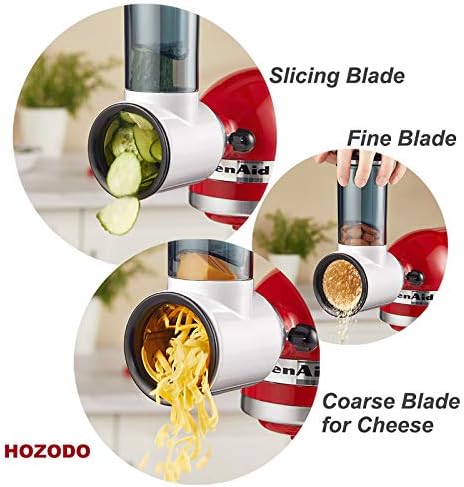 HOZODO Slicer Shredder Attachment for KitchenAid Stand Mixer