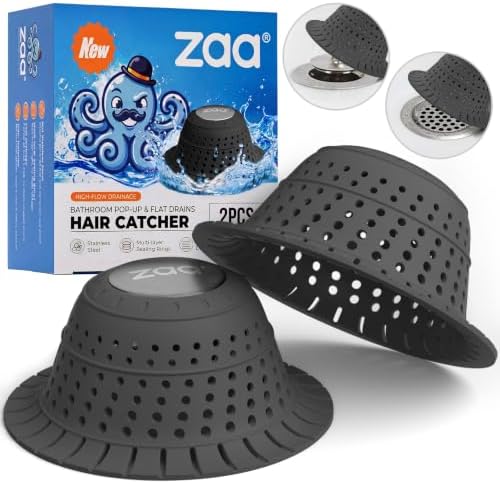 zaa Bathtub Drain Strainer Silicone Bathroom Stopper Fixture Accessories