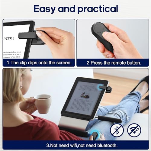 Page Turner for Kindle Remote Control for iPhone iPad Tablets eReaders
