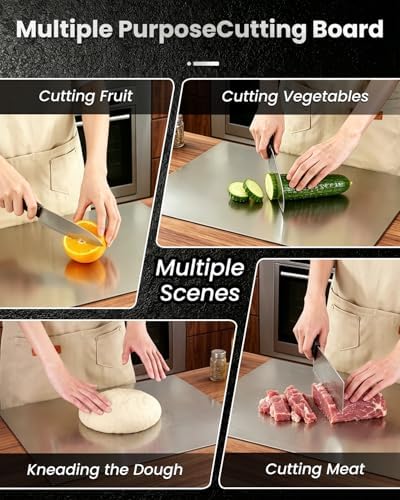 304 Stainless Steel Double-Sided Cutting Board Mat