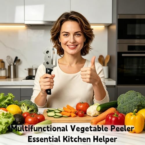 Maxjoy Vegetable Peeler, Stainless Steel Blade, PP Handle