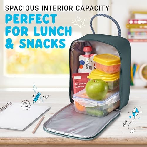 Fit & Fresh Connor Insulated Kids Lunch Box for School & Daycare