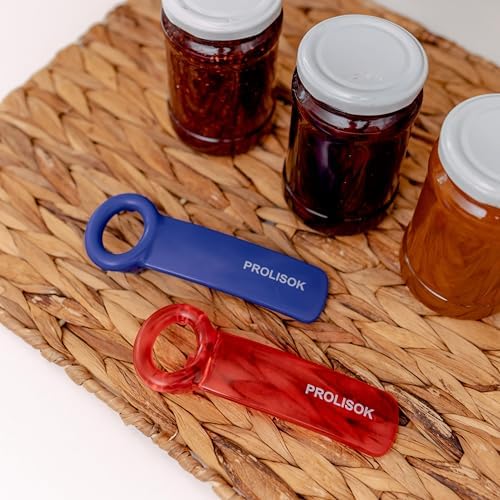 Jar Opener for Seniors with Arthritis, Plastic Jar Lid Opener for Weak Hands, Jar Opener Tool 5.5 inch – Blue