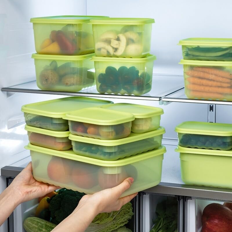 LocknLock Fresh-Block Plastic Food Storage Container | Produce Storage Containers for Fridge | Vegetable & Fruit Storage Containers for Fridge, Storage, Microwave & Dishwasher Safe, 760ml