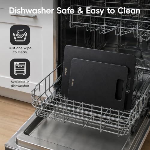 Wood Fiber Cutting Board Set of 2, Dishwasher Safe, Non-Toxic, BPA-Free