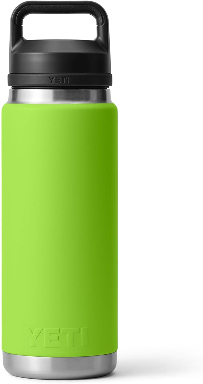 YETI Rambler 26 oz Bottle, Leakproof, Vacuum Insulated, Stainless Steel with Chug Cap, Venom