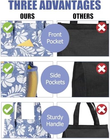 6.75L Small Insulated Lunch Bag, Reusable Cooler Tote Thermal Snack Bag