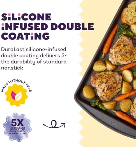 Wilton Platinum Non-Stick Baking Sheet, Made Without PFAS, 10 x 15 in.