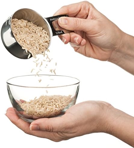 Hudson Essentials Stainless Steel Measuring Cups Set (6 Piece Set) (Pack of 2)