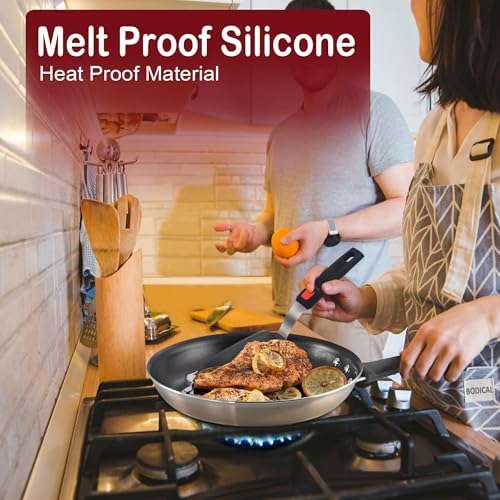 2 Piece Silicone Pancake Spatula Turner for Egg,Pancake,Burger