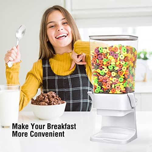 Cereal Dispenser Countertop 2 Pack 5.5 Qt Large Cereal Storage Container