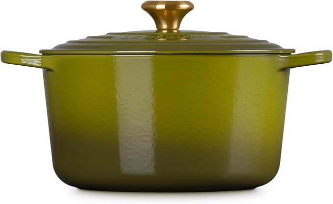Le Creuset Enameled Cast Iron Signature Deep Round Oven, 6.5 qt., Olive