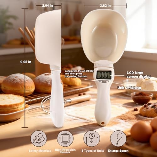 Digital Measuring Spoon, 800g/0.1g Precision Handheld Scale Scoop