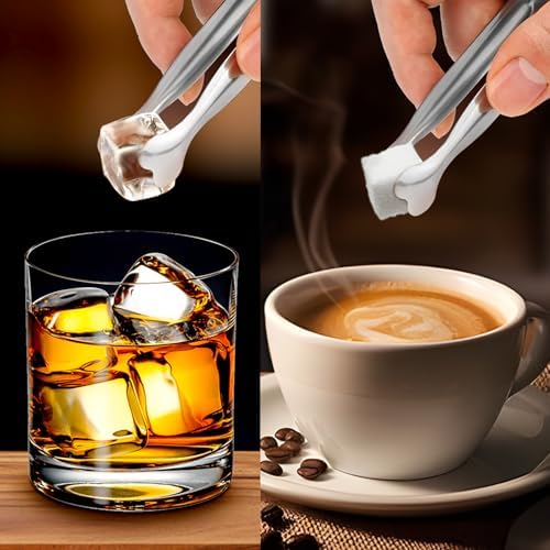 Mini Serving Tongs, Anytrp 18-Packs Stainless Steel Sugar Tongs, 4.3inch Ice Tongs Kitchen Appetizers Tongs for Coffee Bar, Tea Party, Desserts Party, Sugar and Ice Bucket