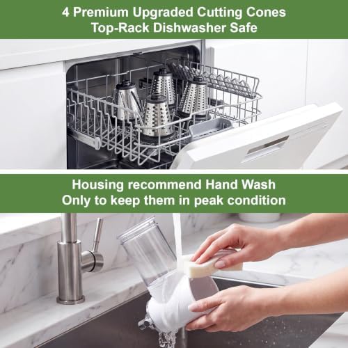GVODE Slicer Shredder Attachment for KitchenAid Stand Mixers,Food Processor