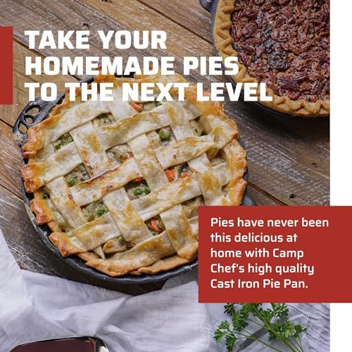 Camp Chef Cast Iron Pie Pan, 10 in.