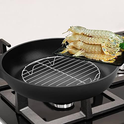 Herogo Round Cooking Racks, 2 Pack 7.6 inch Steaming Cooling Racks