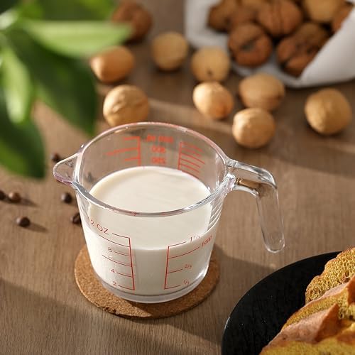 Glass Measuring Cup For Baking and Cooking, kitchen Essentials Tools