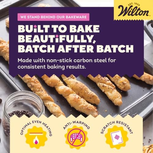 Wilton Platinum Non-Stick Large Baking Sheet, Made Without PFAS, 11x17 in.