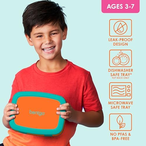 Bentgo Kids Bento-Style 5-Compartment Leak-Proof Lunch Box