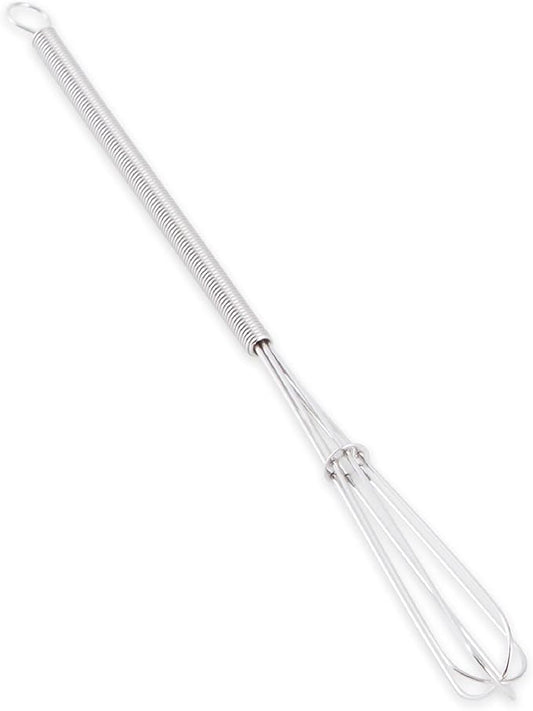 RSVP International Kitchen Tool Collection, Stainless Steel, Dishwasher Safe, Whisk, 9"