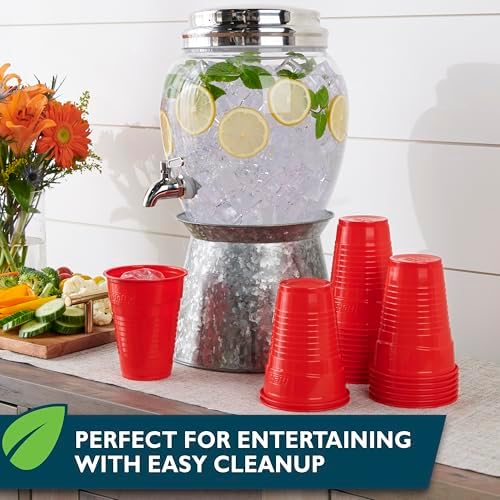 Hefty EcoSave Compostable Party Cups, 18 oz, 16 Count (Pack of 3), 48 Total